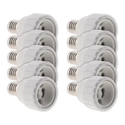10 Adaptateurs de douille E14 vers GU10 à visser --Zenitech Sale