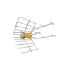 148921 Antenne TV Rateau Terrestre Ellipse UHF (C21-48) G 38dBi LTE700 + Alimentation 12V^Televes Best