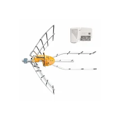 148921 Antenne TV Rateau Terrestre Ellipse UHF (C21-48) G 38dBi LTE700 + Alimentation 12V^Televes Best