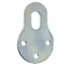 4 attaches-éléments Acier zingué l. 22 x H. 40 mm^Diall Sale
