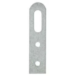 4 attaches-éléments Acier zingué l. 20 x H. 50 mm-Diall New