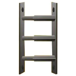 3 barreaux télescopiques de fenêtre, acier noir, , L.30 à 55 cm-Mottez Sale