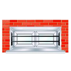 2 barreaux télescopiques pour fenêtre 55 à 103 cm-Mottez Hot