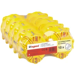 10 boîtes d'encastrement 1 poste-Legrand Online