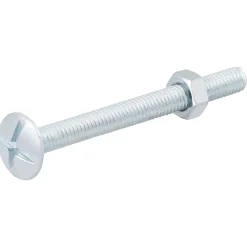 10 boulons poêlier tête plate 5 x 50 mm-Diall Outlet