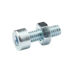 20 boulons tête cylindrique acier zingué 4 x 12 mm^Diall Outlet