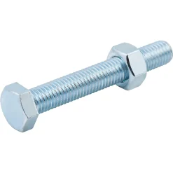 10 boulons tête héxagonale acier zingué 10 x 60 mm^Diall Sale