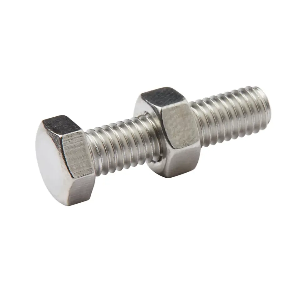 10 boulons tête héxagonale inox 5 x 20 mm^Diall New