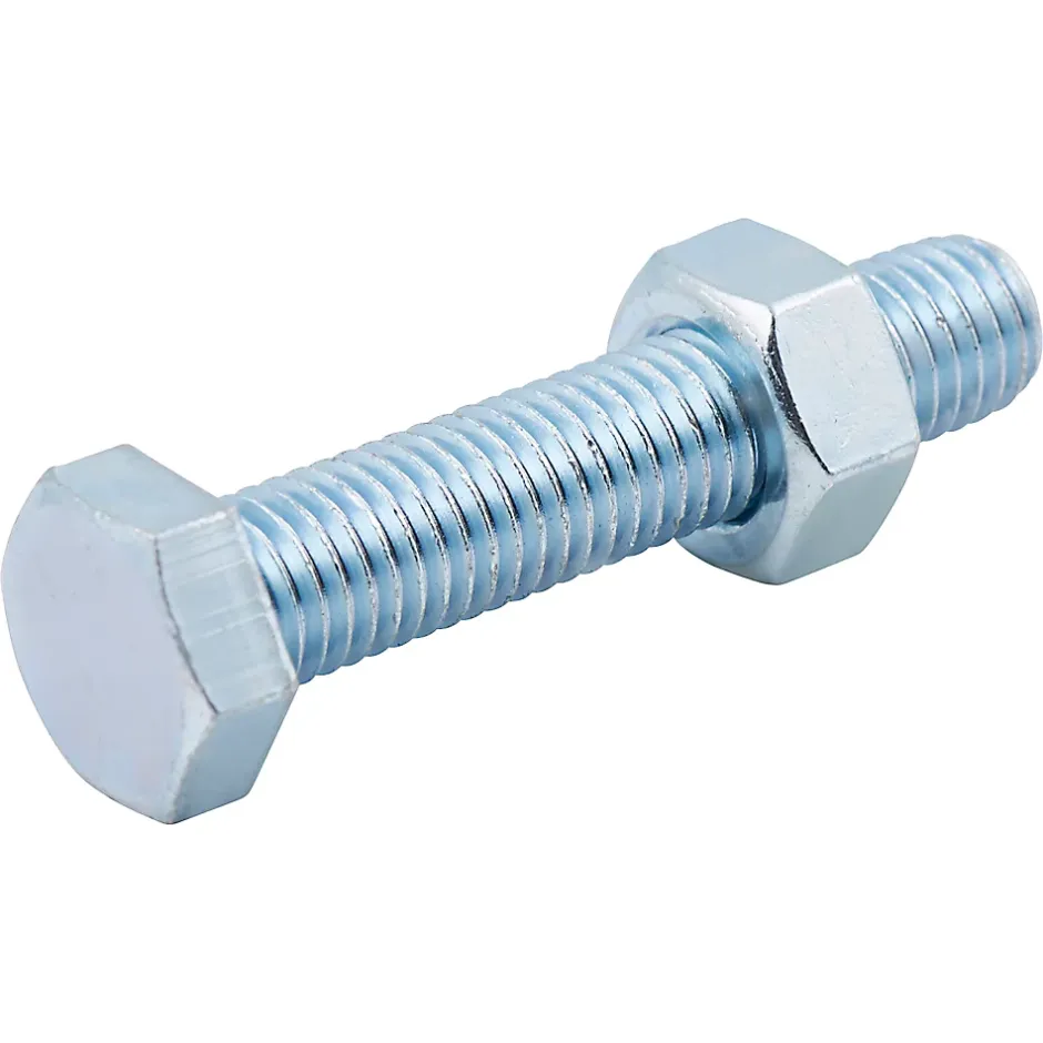 10 boulons tête héxagonale zingué 12 x 60 mm-Diall Online