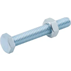 10 boulons tête héxagonale zingué 6 x 40 mm-Diall