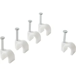 25 cavaliers ronds en nylon ø 5 à 6 mm blanc^Diall Sale