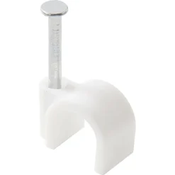 250 cavaliers ronds en nylon blanc assortiment^Diall Discount