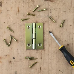 2 charnières acier laitonné Diall 50 x 30 mm^QCL Best