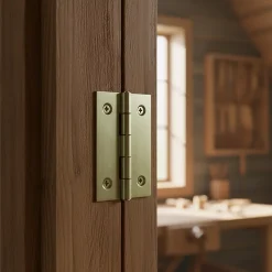 2 charnières acier laitonné Diall 60 x 35 mm-QCL Hot