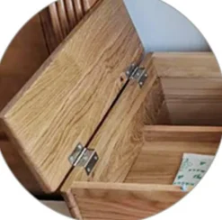 2 charnières décoratives pliantes pour portes, armoires, meubles et bijoux vintage-Deko Hot