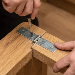 2 charnières de lit acier zingué Diall 20 x 60 mm^QCL Discount