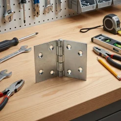 2 charnières fortes acier zingué Diall 50 x 75 mm-QCL