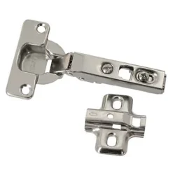 2 charnières invisibles réglables acier nickelé Ø35 mm 110°^Diall Sale