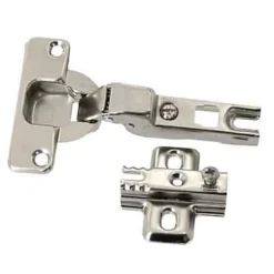 2 charnières invisibles slide acier nickelé Ø35 mm 110°^Diall Discount