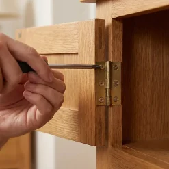 2 charnières laiton Diall 35 x 22 mm-QCL New