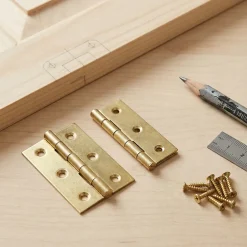 2 charnières laiton Diall 30 x 19 mm^QCL Outlet