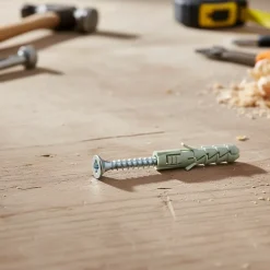 15 chevilles nylon CL PZ Ø6x30mm^Diall New