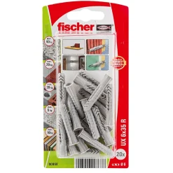 20 chevilles universelles Ø6x35mm-Fischer New