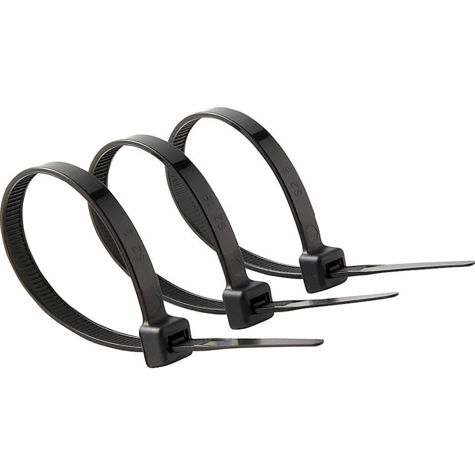 25 colliers de serrage en nylon 6 x 175 mm noir^Diall Clearance