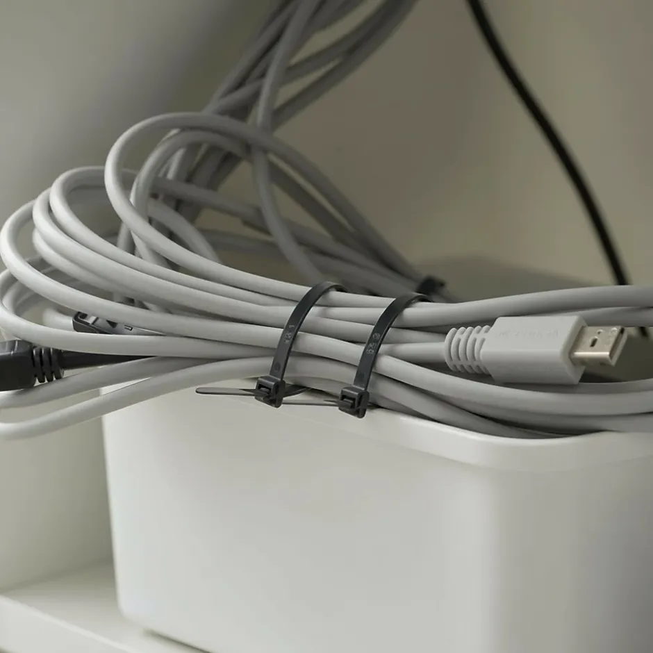 25 colliers de serrage en nylon 6 x 175 mm noir^Diall Clearance