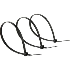 100 colliers de serrage en nylon 4,8 x 250 mm noir-Diall