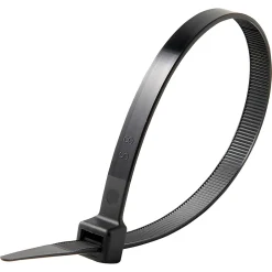 25 colliers de serrage en nylon 9x 300mm noir-Diall Sale