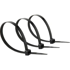 100 colliers de serrage en nylon 9 x 300 mm noir-Diall Hot