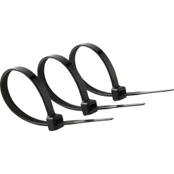 100 colliers de serrage en nylon 6 x 175 mm noir-Diall Hot