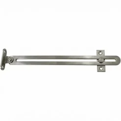 2 Compas coulisseaux à glissière droite/gauche acier nickelé L.200 mm x l.17 mm-Diall