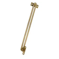 2 Compas coulisseaux à glissière droite/gauche acier nickelé L.140 mm x l.16 mm^Diall Hot