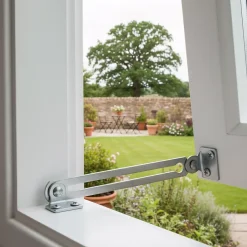 2 compas coulisseaux avec arrêt relevable L. 200 mm^Diall Outlet