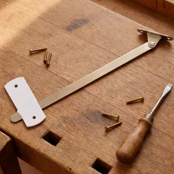 2 compas coulisseaux avec arrêt relevable L. 207 mm^Diall Outlet