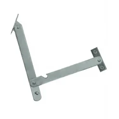 2 compas pied Acier zingué L. 300 mm x l. 20 x EP. 2^Diall New