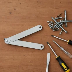 2 Compas tréteaux L. 275 mm x l.20 mm x EP. 2 mm-Diall Clearance