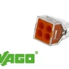 100 connecteurs 4 entrées (orange)-Wago Best