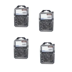 4 Coques de 50 Vis Bois Tête Fraisée Pozidriv 6 x 60 mm - Inox A2 --D-Work Hot