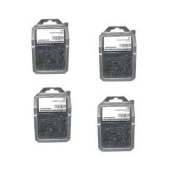 4 Coques de 100 Vis Plaque de Plâtre Tête Trompette Phillips 3.5 x 25 mm - Phosphaté Noir --D-Work Clearance