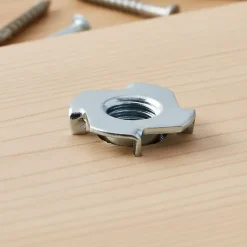 4 écrous à frapper Acier M8 ø22 mm x H. 11 mm^Diall Discount