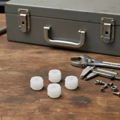 4 écrous inserts Plastique ø8 mm x L. 8 mm-Diall