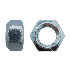 100 Ecrous Freins Indésserrables M20 mm - DIN 980 - 8 - Zingué blanc --D-Work Sale