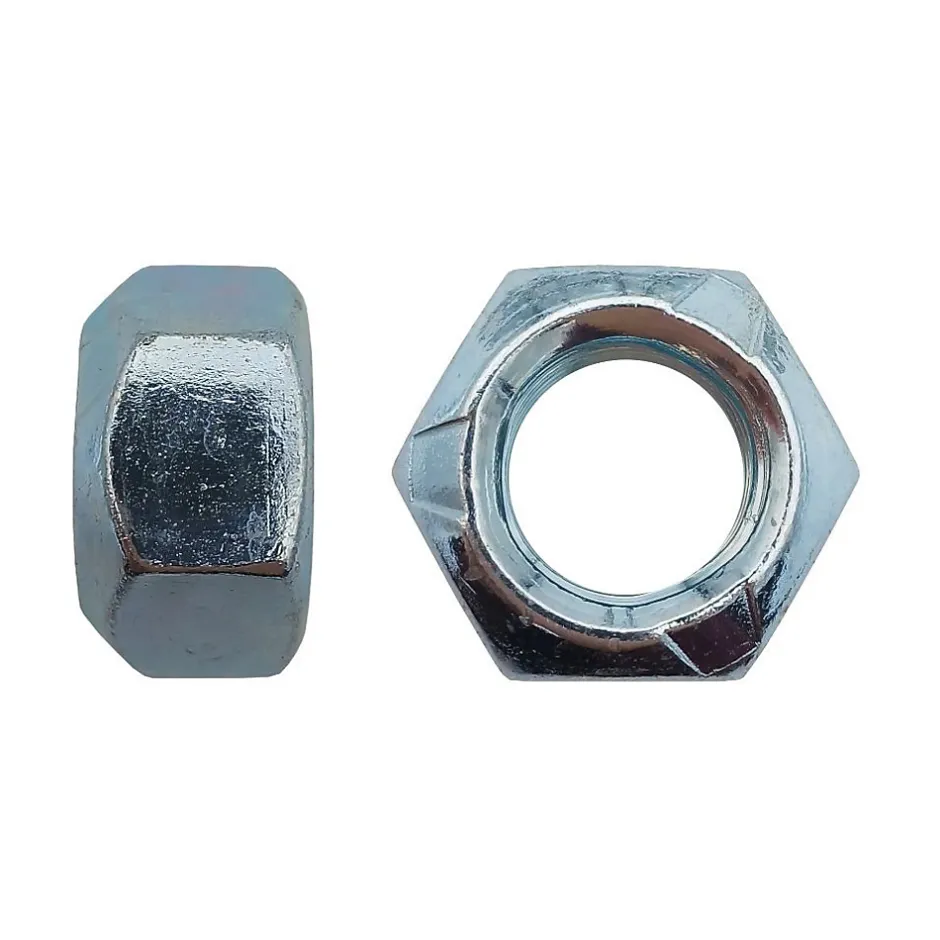 100 Ecrous Freins Indésserrables M20 mm - DIN 980 - 8 - Zingué blanc --D-Work Sale