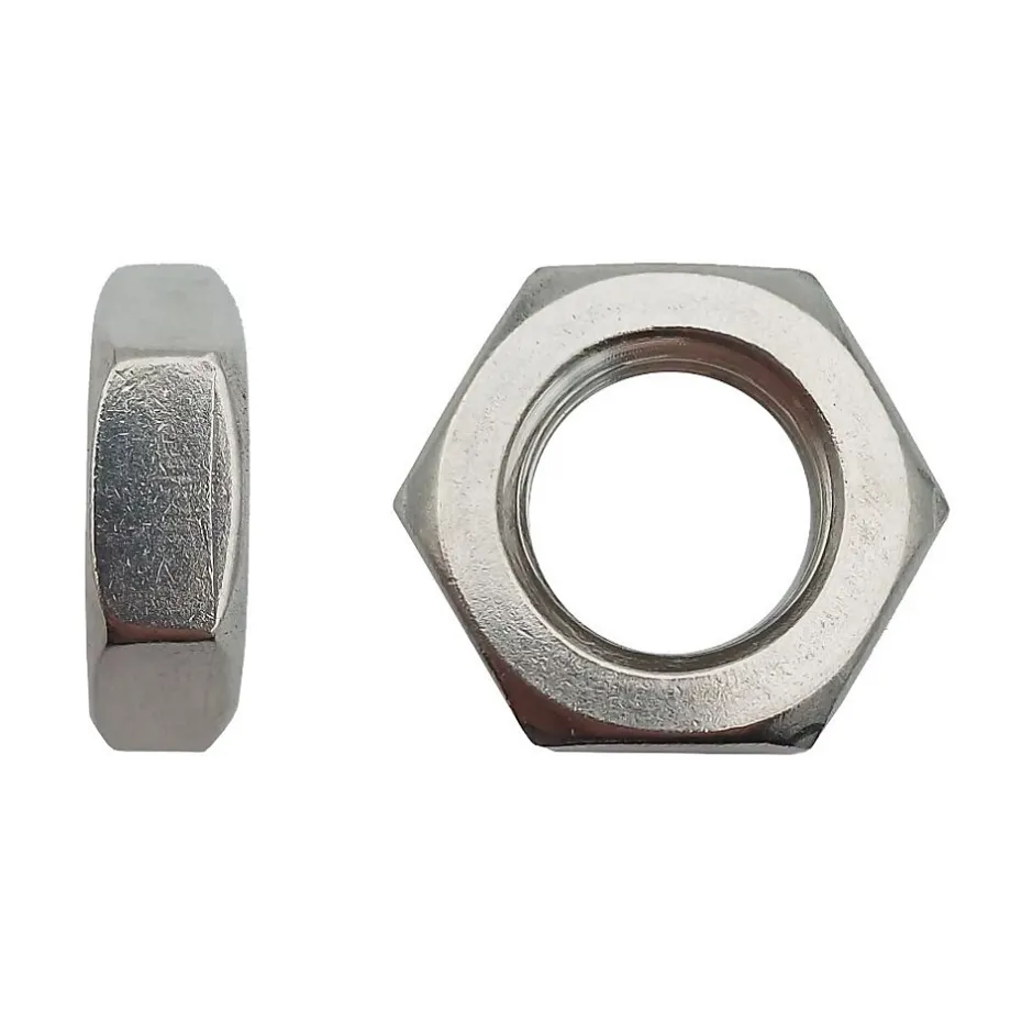 100 Ecrous Hexagonaux Bas M10 mm - DIN 439 - Inox A2 --D-Work Sale