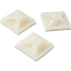 25 embases adhésives 25 x 25 mm transparent^Diall