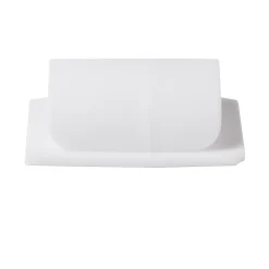 20 embases de rangement de câble 10 mm transparent-Diall Discount