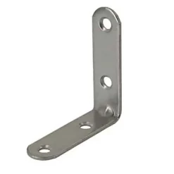 4 Equerres de chaise Acier Inox l.15 x H.25 x P.25 mm-Diall